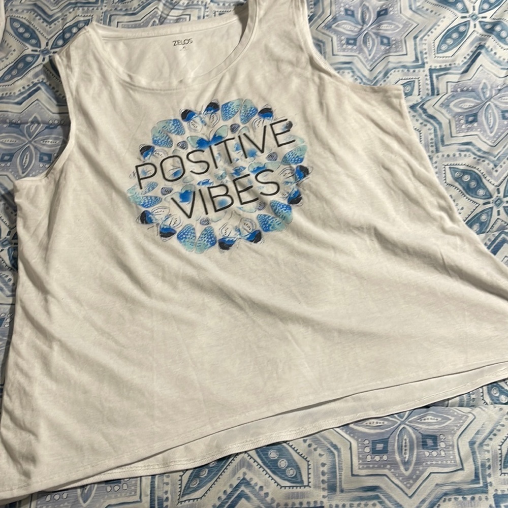 Beautiful Postive Vibes tank XL